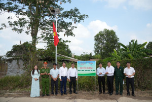 TRANG TRỌNG TỔ CHỨC LỄ KHÁNH THÀNH TUYẾN ĐƯỜNG "SÁNG – XANH – SẠCH – ĐẸP – AN TOÀN”