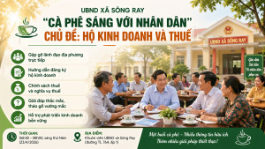 “CÀ PHÊ SÁNG VỚI NHÂN DÂN” – CHỦ ĐỀ: HỘ KINH DOANH VÀ THUẾ