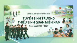 [Thông báo] Tiếp nhận đăng ký dự tuyển Trường Thiếu sinh...