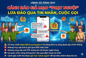 CẢNH BÁO GIẢ MẠO “PHẠT NGUỘI” QUA TIN NHẮN, CUỘC GỌI - NGƯỜI DÂN CHỈ TRUY CẬP DUY NHẤT TRANG DỊCH VỤ CÔNG CHÍNH THỐNG