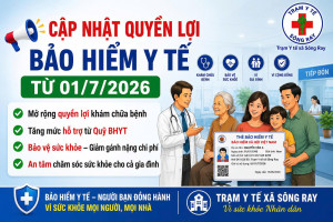Từ ngày 01/7/2026: Nhiều quyền lợi Bảo hiểm y tế (BHYT) chính thức được mở rộng cho người dân