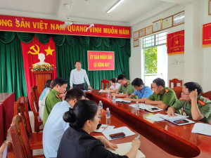 RÀ SOÁT CÔNG TÁC CHUẨN BỊ LỄ MÍT TINH VÀ GIẢI CHẠY PHONG TRÀO HƯỞNG ỨNG THÁNG HÀNH ĐỘNG PHÒNG, CHỐNG MA TÚY NĂM 2026