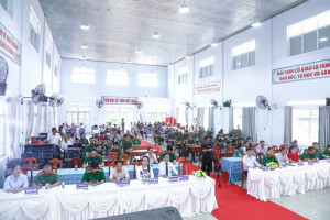 CỤM THI SỐ 7 TỔ CHỨC THÀNH CÔNG HỘI THI "LỰC LƯỢNG THAM GIA BẢO VỆ ANTT Ở CƠ SỞ GIỎI" LẦN I, NĂM 2026