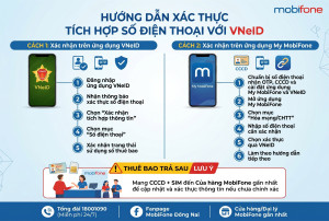 [THÔNG BÁO] HƯỚNG DẪN THUÊ BAO MOBIFONE XÁC THỰC THÔNG TIN THUÊ BAO DI ĐỘNG, TRÁNH BỊ KHÓA SIM