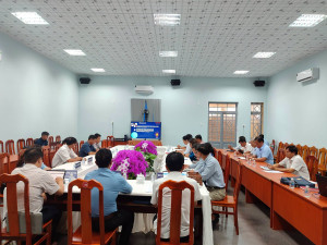 XÃ SÔNG RAY THAM DỰ HỘI NGHỊ TRỰC TUYẾN SƠ KẾT 01 NĂM THỰC HIỆN MÔ HÌNH CHÍNH QUYỀN ĐỊA PHƯƠNG 03 CẤP