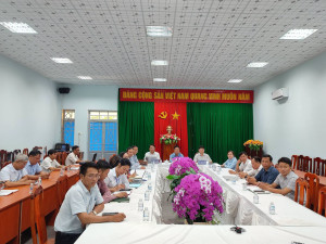 XÃ SÔNG RAY THAM DỰ HỘI NGHỊ TRỰC TUYẾN SƠ KẾT 01 NĂM 06 THÁNG TRIỂN KHAI THỰC HIỆN NGHỊ QUYẾT SỐ 57-NQ/TW, NGÀY 22/12/2024 CỦA BỘ CHÍNH TRỊ