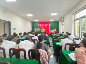 XÃ SÔNG RAY PHỐI HỢP VỚI NHCSXH CẨM MỸ TẬP HUẤN NGHIỆP VỤ TÍN DỤNG CHÍNH SÁCH CHO CÁC TỔ VAY VỐN TRÊN ĐỊA BÀN XÃ SÔNG RAY NĂM 2026