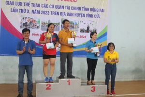 Hội thao giao lưu thể thao các cơ quan tài chính tỉnh Đồng Nai năm 2023