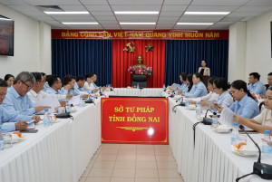 SỞ TƯ PHÁP TỈNH ĐỒNG NAI TRIỂN KHAI CÔNG TÁC TƯ PHÁP NĂM 2026, ĐỊNH HƯỚNG NHIỆM KỲ 2026–2030