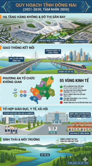 QUY HOẠCH TỈNH ĐỒNG NAI 2021 - 2030, TẦM NHÌN 2050