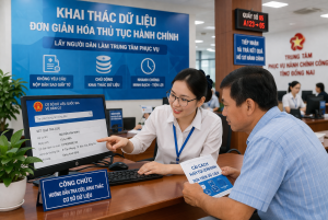 Đẩy mạnh khai thác, sử dụng dữ liệu trong giải quyết thủ tục hành chính nâng tầm phục vụ người dân và doanh nghiệp