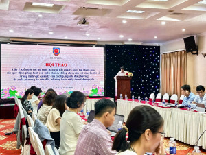 Hội thảo lấy ý kiến góp ý đối với dự thảo Báo cáo kết quả rà soát, lập Danh mục các quy định pháp luật còn mâu thuẫn, chồng chéo, cản trở chuyển đổi số