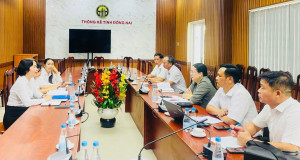 SỞ VĂN HÓA, THỂ THAO VÀ DU LỊCH LÀM VIỆC VỚI THỐNG KÊ THÀNH...