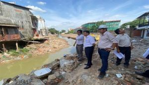 Tiến hành kiểm tra thực trạng thi công các dự án chống ngập tại TP.Biên Hoà