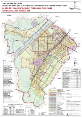 Công bố Quyết định phê duyệt Đồ án điều chỉnh tổng thể quy hoạch chung tỷ lệ 1/5.000 thị trấn Định Quán, huyện Định Quán giai đoạn đến năm 2030 (Quyết định số 2817/QĐ-UBND ngày 10/11/2023).
