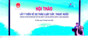 Bộ Xây dựng tổ chức Hội thảo lấy ý kiến về Dự thảo Luật Cấp, thoát nước tại Đà Nẵng