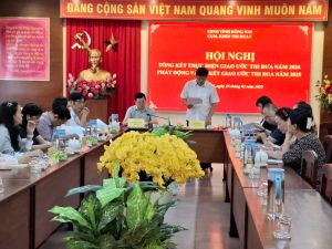 Tổng kết phong trào thi đua yêu nước năm 2024 của Khối thi đua 5