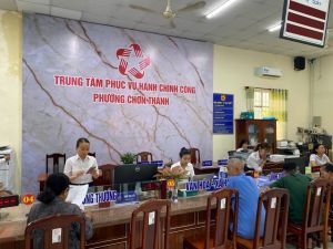 Sở Xây dựng - Thành viên thuộc Tổ công tác số 4 tham gia thực hiện khảo sát nắm bắt tình hình tổ chức hoạt động của chính quyền cấp xã khi thực hiện mô hình chính quyền địa phương 02 cấp