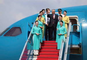 Cảng hàng không quốc tế Long Thành đón 3 chuyến bay đầu tiên của các hãng hàng không Việt Nam