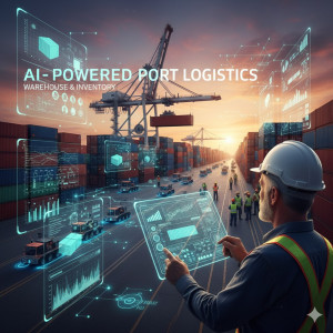 AI giúp Cách mạng hóa lĩnh vực quản lý kho hàng và tồn kho tại các bến cảng