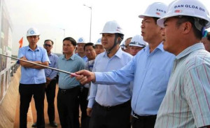 Bộ trưởng Trần Hồng Minh kiểm tra tiến độ các dự án giao thông trọng điểm
