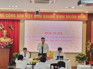 ĐẢNG ỦY SỞ XÂY DỰNG TỔ CHỨC HỘI NGHỊ TỔNG KẾT CÔNG TÁC XÂY DỰNG ĐẢNG NĂM 2025, TRIỂN KHAI NHIỆM VỤ NĂM 2026