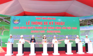Thông xe kỹ thuật dự án Đầu tư xây dựng đường Vành đai 1 Long Khánh