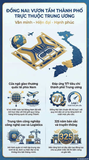 Đồng Nai: Tầm nhìn Đô thị Trực thuộc Trung ương