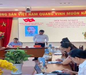Sở Xây dựng chủ trì tổ chức Hội nghị sơ kết thực hiện Giao ước thi đua Khối Thi đua số 5 năm 2026