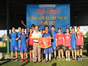 Hội thao toàn liên cơ lần thứ VI : Trung tâm phòng chống HIV/AIDS giành giải nhất toàn đoàn