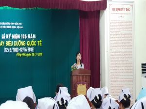Lễ kỷ niệm 125 năm Ngày Quốc tế Điều dưỡng (12/5/1893 - 12/5/2018) tại Bệnh viện Nhi đồng Đồng Nai