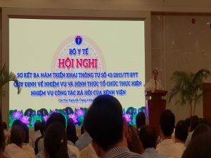 HỘI NGHỊ SƠ KẾT 3 NĂM TRIỂN KHAI THÔNG TƯ SỐ 43/2015/TT-BYT CỦA BỘ Y TẾ TẠI CẦN THƠ