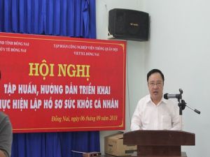 Tập huấn phần mềm lập hồ sơ quản lý sức khỏe cá nhân