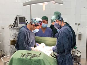 Phẫu thuật thành công cho bé trai bị u cơ môn vị hiếm gặp