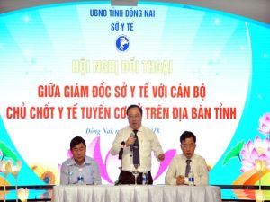Giám đốc Sở Y tế đối thoại với cán bộ chủ chốt y tế cơ sở