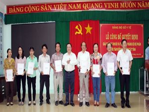 Thành lập Đảng bộ bộ phận Trung tâm Kiểm soát bệnh tật tỉnh