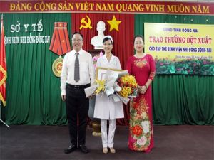UBND tỉnh khen thưởng đột xuất Bệnh viện Nhi đồng Đồng Nai