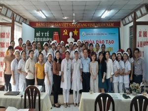 Tổ chức khóa đào tạo "Trị liệu tĩnh mạch" năm 2019 tại Bệnh viện Nhi đồng Đồng Nai