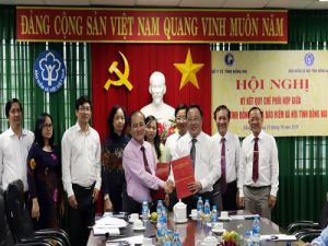 Ký kết quy chế phối hợp giữa Bảo hiểm xã hội tỉnh và Sở Y tế