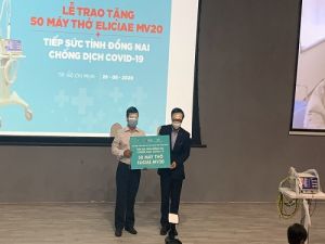 Sở Y tế Đồng Nai tiếp nhận 50 máy thở phục vụ chống dịch Covid-19