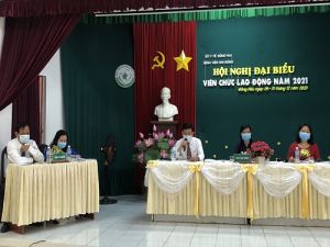 HỘI NGHỊ ĐẠI BIỂU CÔNG CHỨC VIÊN CHỨC LAO ĐỘNG  BỆNH VIỆN NHI ĐỒNG ĐỒNG NAI NĂM 2021