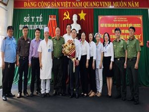 KỶ NIỆM NGÀY HỘI TOÀN DÂN BẢO VỆ AN NINH TỔ QUỐC VÀ RA MẮT MÔ HÌNH “TỰ PHÒNG, TỰ QUẢN, TỰ BẢO VỆ  VỀ AN NINH TRẬT TỰ” TẠI BỆNH VIỆN NHI ĐỒNG ĐỒNG NAI