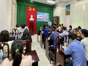 Tập huấn nâng cao năng lực về phòng chống ung thư, sơ cấp cứu