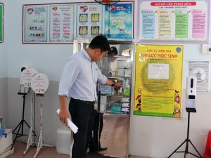 Giám sát công tác y tế học đường tại trường học