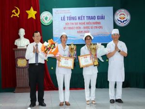 Lễ trao giải Hội thi tay nghề điều dưỡng, kỹ thuật viên, dược sĩ giỏi