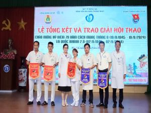 Bệnh viện ĐK Thống Nhất tổng kết và trao giải Hội thao năm 2024