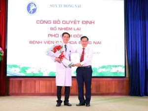 Bổ nhiệm lại Phó Giám đốc Bệnh viện đa khoa Đồng Nai