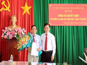 Bổ nhiệm lại Giám đốc Bệnh viện Y dược cổ truyền tỉnh