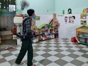 Cẩm Mỹ mở chiến dịch cao điểm ra quân diệt lăng quăng, phòng chống dịch SXH