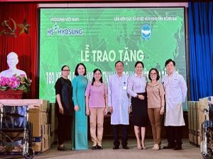 Công ty TNHH Hyosung Việt Nam trao tặng 100 chiếc xe lăn